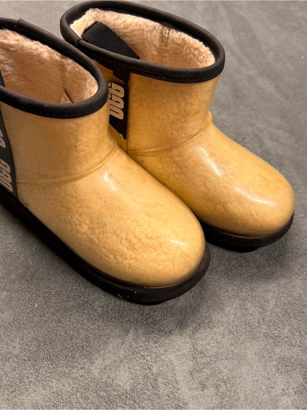 UGG Kids Clear Sheepskin Booties
